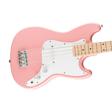 [PREORDER] Squier FSR Sonic Bronco Bass Guitar, Maple FB, Shell Pink