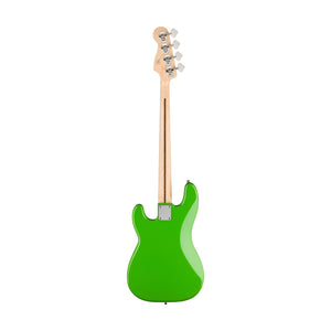 [PREORDER] Squier FSR Sonic Precision Bass Guitar w/Black Pickguard, Laurel FB, Lime Green