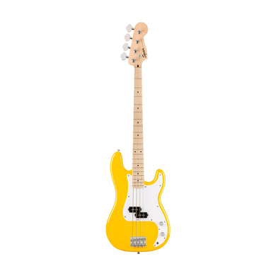 [PREORDER] Squier FSR Sonic Precision Bass Guitar, Maple FB, Graffiti Yellow