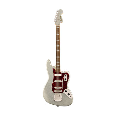 [PREORDER] Squier FSR Classic Vibe Bass VI Guitar, Laurel FB, Silver Sparkle