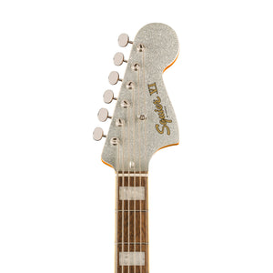 [PREORDER] Squier FSR Classic Vibe Bass VI Guitar, Laurel FB, Silver Sparkle