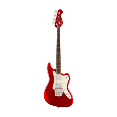 [PREORDER] Squier FSR Paranormal Rascal Bass HH Guitar, Laurel FB, Candy Apple Red