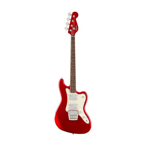 [PREORDER] Squier FSR Paranormal Rascal Bass HH Guitar, Laurel FB, Candy Apple Red