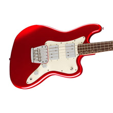 [PREORDER] Squier FSR Paranormal Rascal Bass HH Guitar, Laurel FB, Candy Apple Red