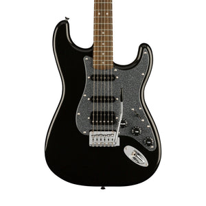 [PREORDER] Squier FSR Affinity Series HSS Stratocaster Electric Guitar, Laurel FB, Metallic Black