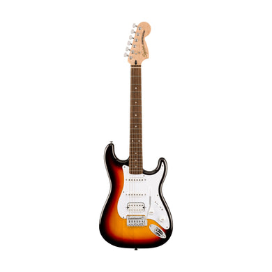 [PREORDER] Squier Affinity Series Stratocaster Junior HSS Electric Guitar, Laurel FB, 3-Color Sunburst