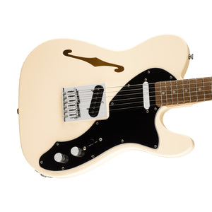 [PREORDER] Squier Affinity Series Telecaster Thinline Electric Guitar, Laurel FB, Olympic White