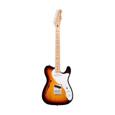 [PREORDER] Squier Affinity Series Telecaster Thinline Electric Guitar, Maple FB, 3-Color Sunburst