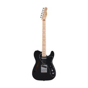 [PREORDER] Squier FSR Affinity Series Telecaster Thinline Electric Guitar, Maple FB, Metallic Black