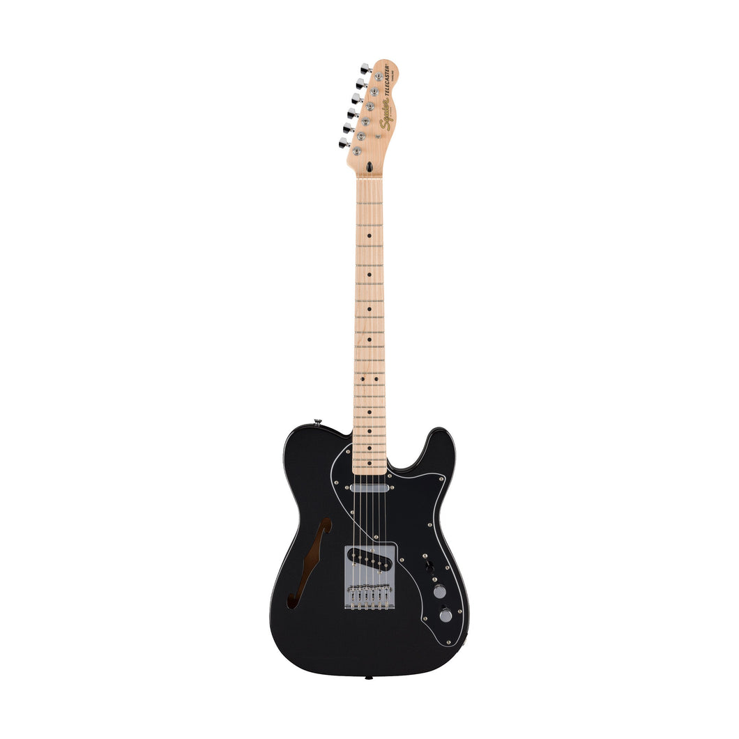 [PREORDER] Squier FSR Affinity Series Telecaster Thinline Electric Guitar, Maple FB, Metallic Black