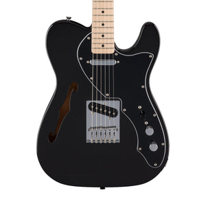 [PREORDER] Squier FSR Affinity Series Telecaster Thinline Electric Guitar, Maple FB, Metallic Black