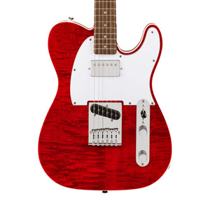 [PREORDER] Squier Affinity Series Telecaster FMT SH Electric Guitar, Laurel FB, Crimson Red Transparent