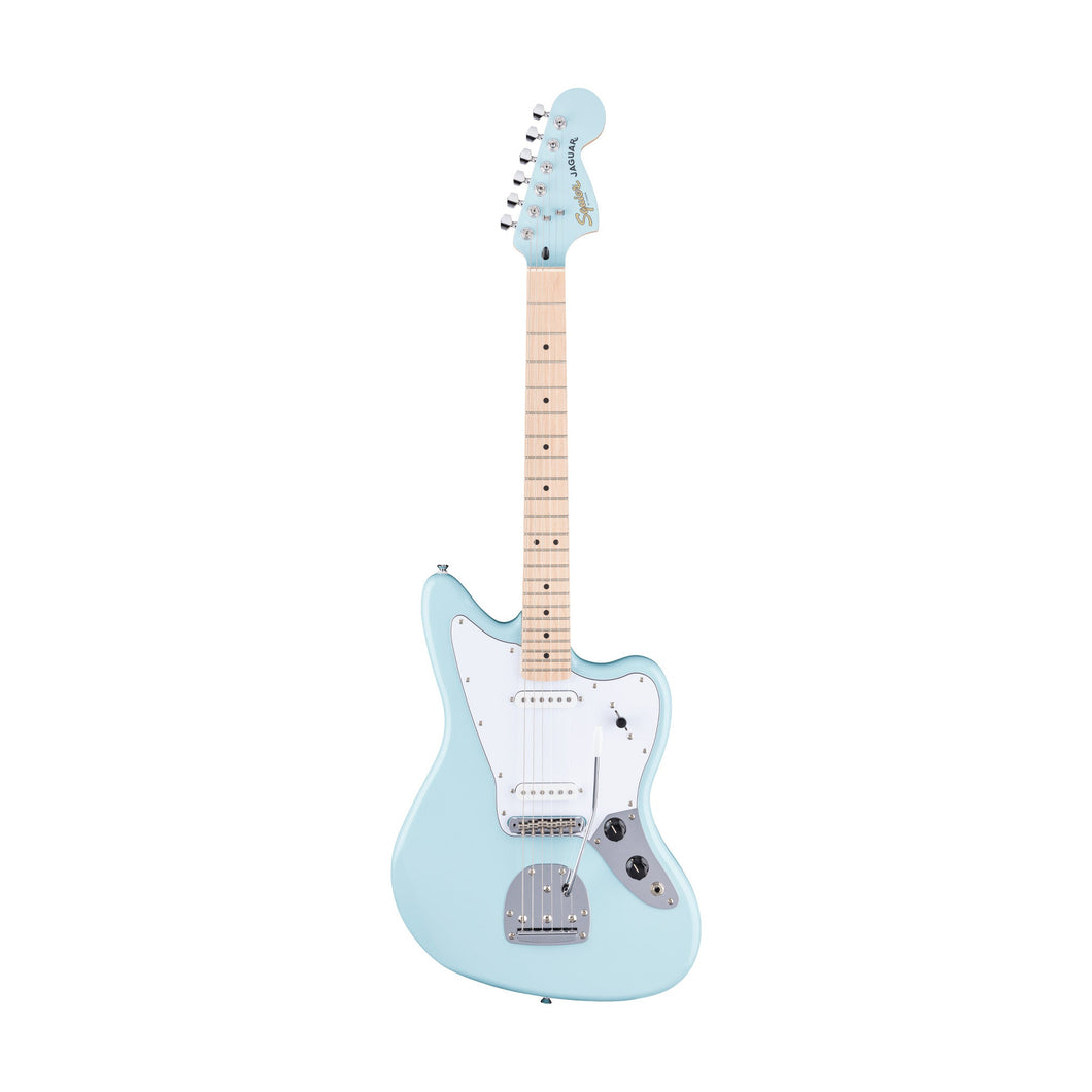 [PREORDER] Squier FSR Affinity Series Jaguar Electric Guitar, Maple FB, Daphne Blue