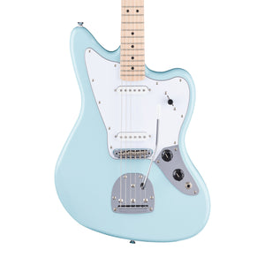 [PREORDER] Squier FSR Affinity Series Jaguar Electric Guitar, Maple FB, Daphne Blue