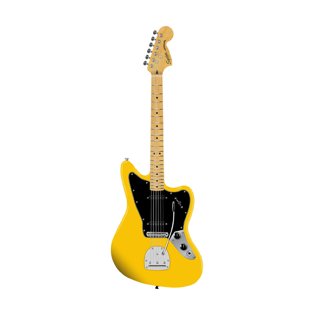 [PREORDER] Squier FSR Affinity Series Jaguar Electric Guitar, Maple FB, Graffity Yellow