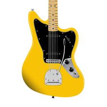 [PREORDER] Squier FSR Affinity Series Jaguar Electric Guitar, Maple FB, Graffity Yellow