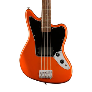 [PREORDER] Squier FSR Affinity Series Jag Bass H Guitar, Laurel FB, Metallic Orange