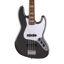 [PREORDER] Squier FSR Affinity Series Active Jazz Bass Guitar, Laurel FB, Charcoal Frost Metallic