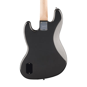 [PREORDER] Squier FSR Affinity Series Active Jazz Bass Guitar, Laurel FB, Charcoal Frost Metallic