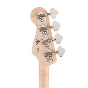 [PREORDER] Squier FSR Affinity Series Active Jazz Bass Guitar, Laurel FB, Charcoal Frost Metallic