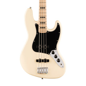 [PREORDER] Squier Affinity Series Active Jazz Bass Guitar, Maple FB, Olympic White