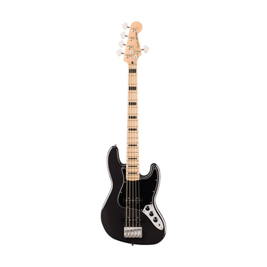 [PREORDER] Squier Affinity Series Active Jazz Bass V Guitar, Maple FB, Black Metallic