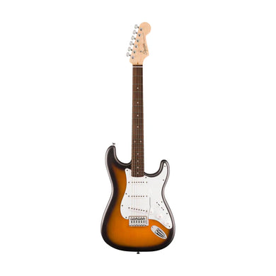 Squier Debut Series Stratocaster Electric Guitar, Laurel FB, 2-Colour Sunburst