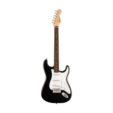 Squier Debut Series Stratocaster Electric Guitar, Laurel FB, Black