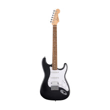 Squier Debut Series Stratocaster HT HSS Electric Guitar, Laurel FB, Black