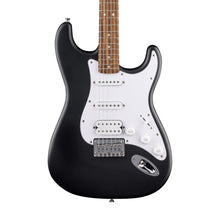 Squier Debut Series Stratocaster HT HSS Electric Guitar, Laurel FB, Black