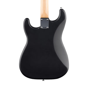 Squier Debut Series Stratocaster HT HSS Electric Guitar, Laurel FB, Black