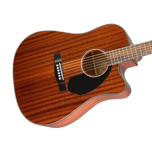 [PREORDER] Fender CD-60SCE Dreadnought Acoustic Guitar, Walnut FB, All Mahogany