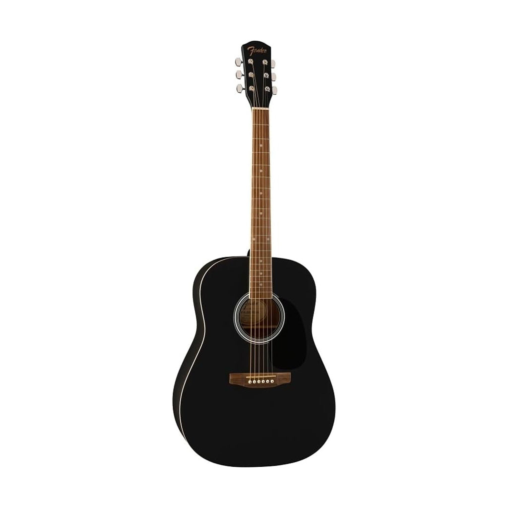 Black fender acoustic guitar outlet
