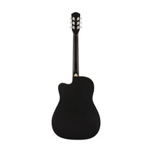 Fender FA-25CE Dreadnought Acoustic Guitar, Black