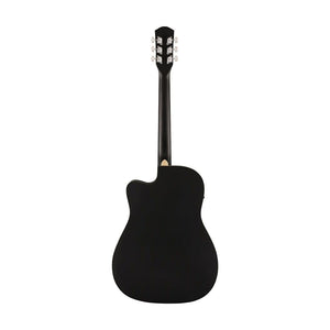 Fender FA-25CE Dreadnought Acoustic Guitar, Black