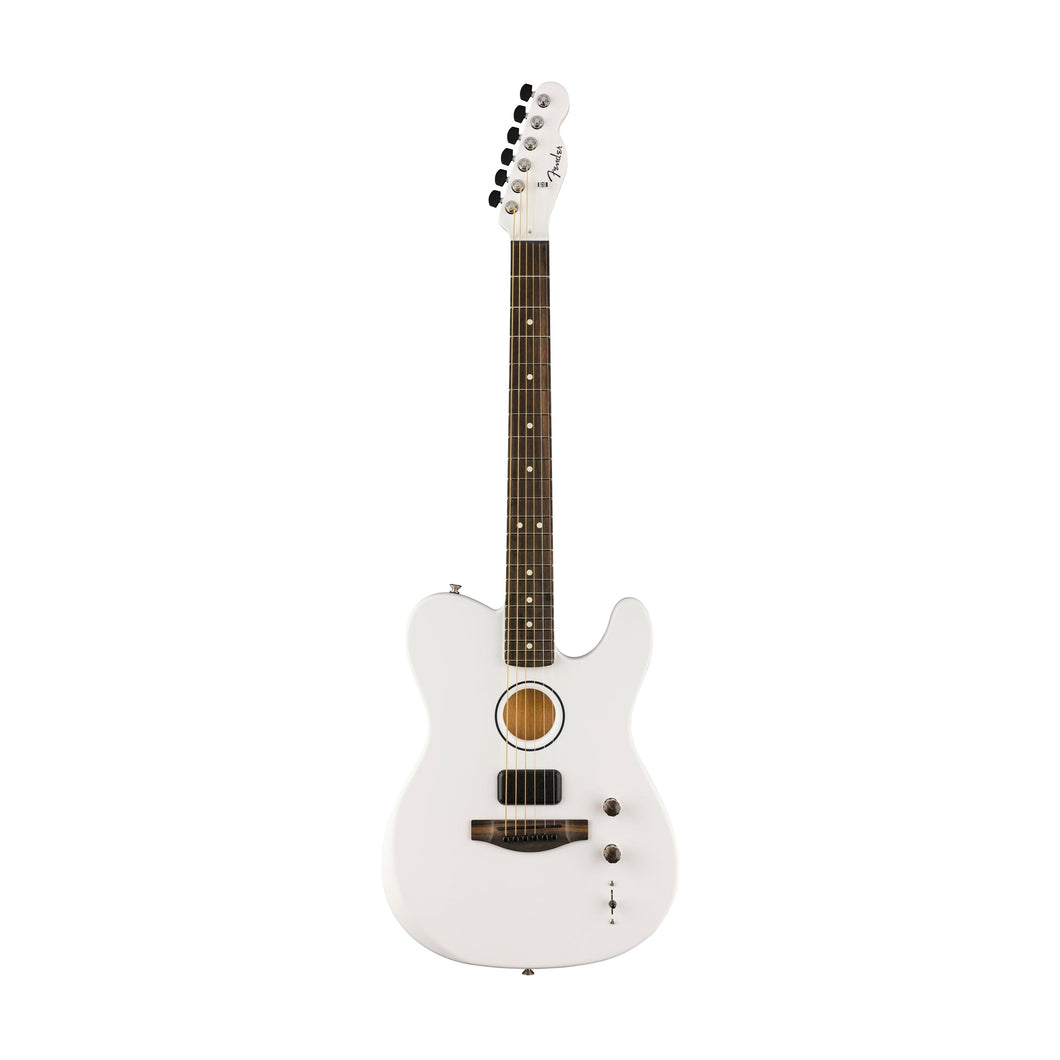 [PREORDER] Fender Limited Edition FINNEAS American Acoustasonic Telecaster w/Case, Ebony FB, Satin Arctic White