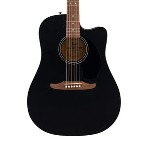 Fender California Debut Redondo CE Series Acoustic Guitar, Black