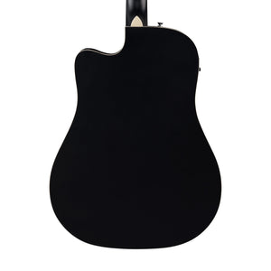 Fender California Debut Redondo CE Series Acoustic Guitar, Black