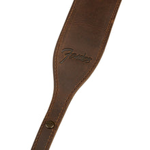 Fender Paramount Banjo Leather Guitar Strap, Brown