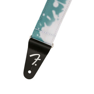 Fender Tie Dye Acid Wash Guitar Strap, Teal