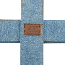 Fender X Wrangler Denim Guitar Straps, Light Indigo