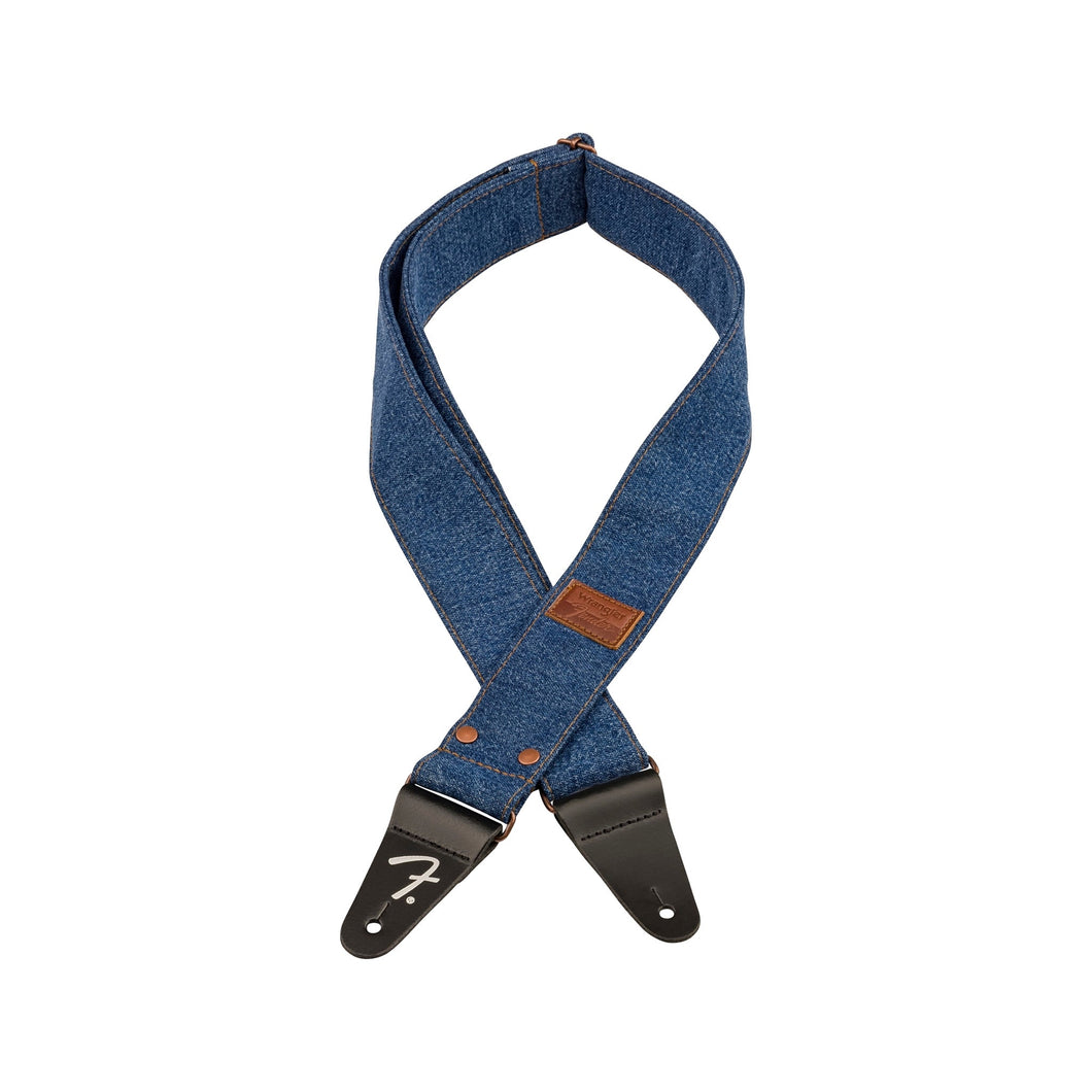 Fender X Wrangler Denim Guitar Straps, Indigo