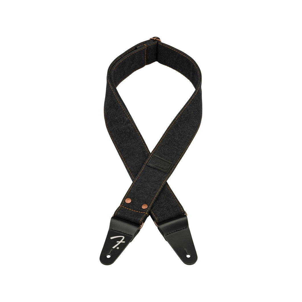 Fender X Wrangler Denim Guitar Straps, Black