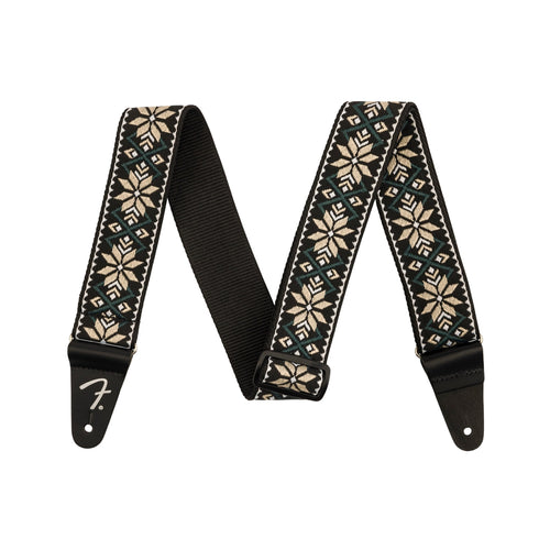 Fender Pasadena Woven Guitar Strap, Yellow Snowflake