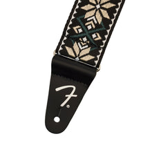 Fender Pasadena Woven Guitar Strap, Yellow Snowflake