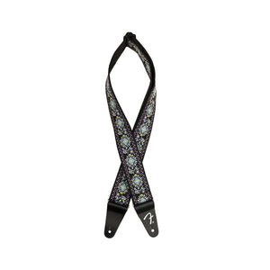 Fender Pasadena Woven Guitar Strap, Blue Lotus