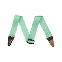 Fender Am Pro Seat Belt Guitar Strap, 2-inch, Mystic Surf Green