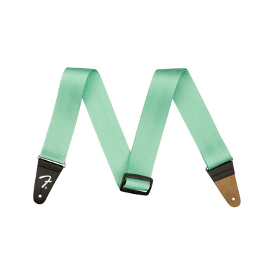 Fender Am Pro Seat Belt Guitar Strap, 2-inch, Mystic Surf Green