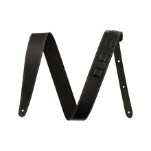 Fender 2inch Essentials Leather Guitar Strap, Black