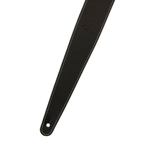 Fender 2inch Essentials Leather Guitar Strap, Black